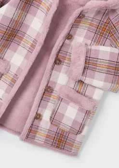 Outlet Abrigo cuadros doble faz niña Abrigos Y Chaquetas
