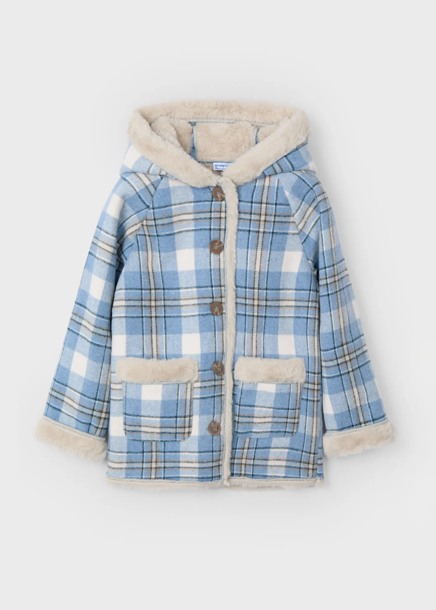 Cheap Abrigo cuadros doble faz niña Abrigos Y Chaquetas