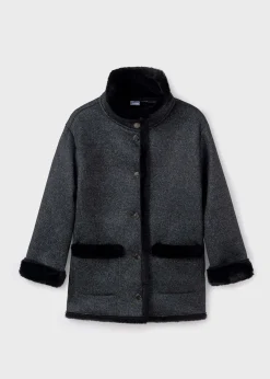 Discount Abrigo doble faz chica Abrigos Y Chaquetas