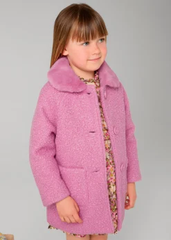 New Abrigo rizo cuello pelo niña Abrigos Y Chaquetas