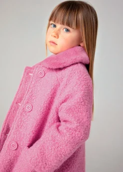 New Abrigo rizo cuello pelo niña Abrigos Y Chaquetas