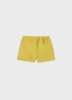 Sale Bermuda corte holgado con lino bebé Pantalones Y Petos