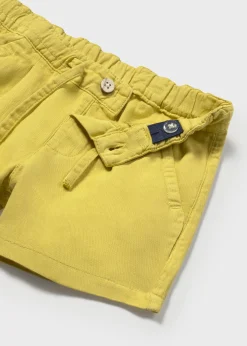 Sale Bermuda corte holgado con lino bebé Pantalones Y Petos
