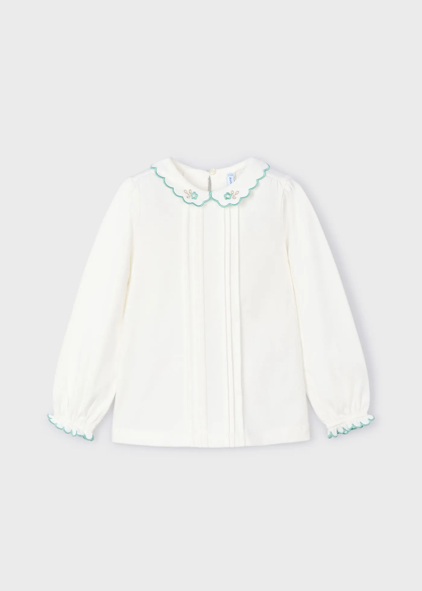 Clearance Blusa cuello bordado niña Blusas Y Tops