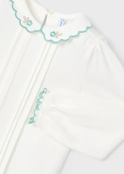 Clearance Blusa cuello bordado niña Blusas Y Tops