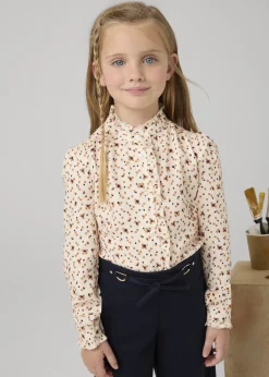 Clearance Blusa estampada volantes niña Blusas Y Tops