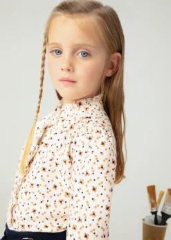 Clearance Blusa estampada volantes niña Blusas Y Tops