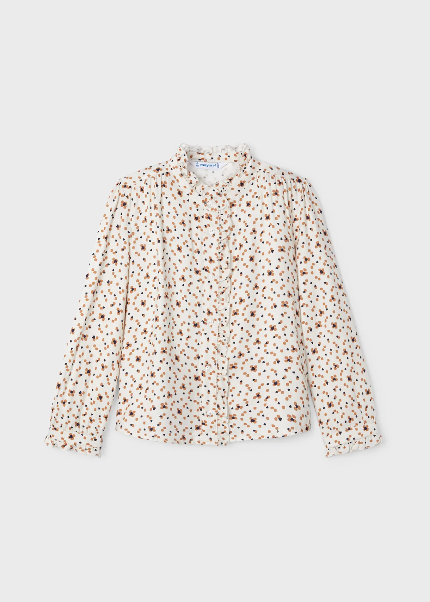 Clearance Blusa estampada volantes niña Blusas Y Tops