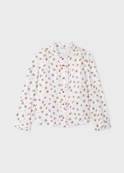 Clearance Blusa estampada volantes niña Blusas Y Tops