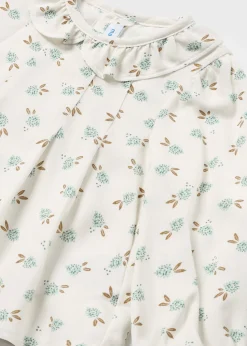 Best Blusa flores cuello volante bebé Camisas Y Blusas