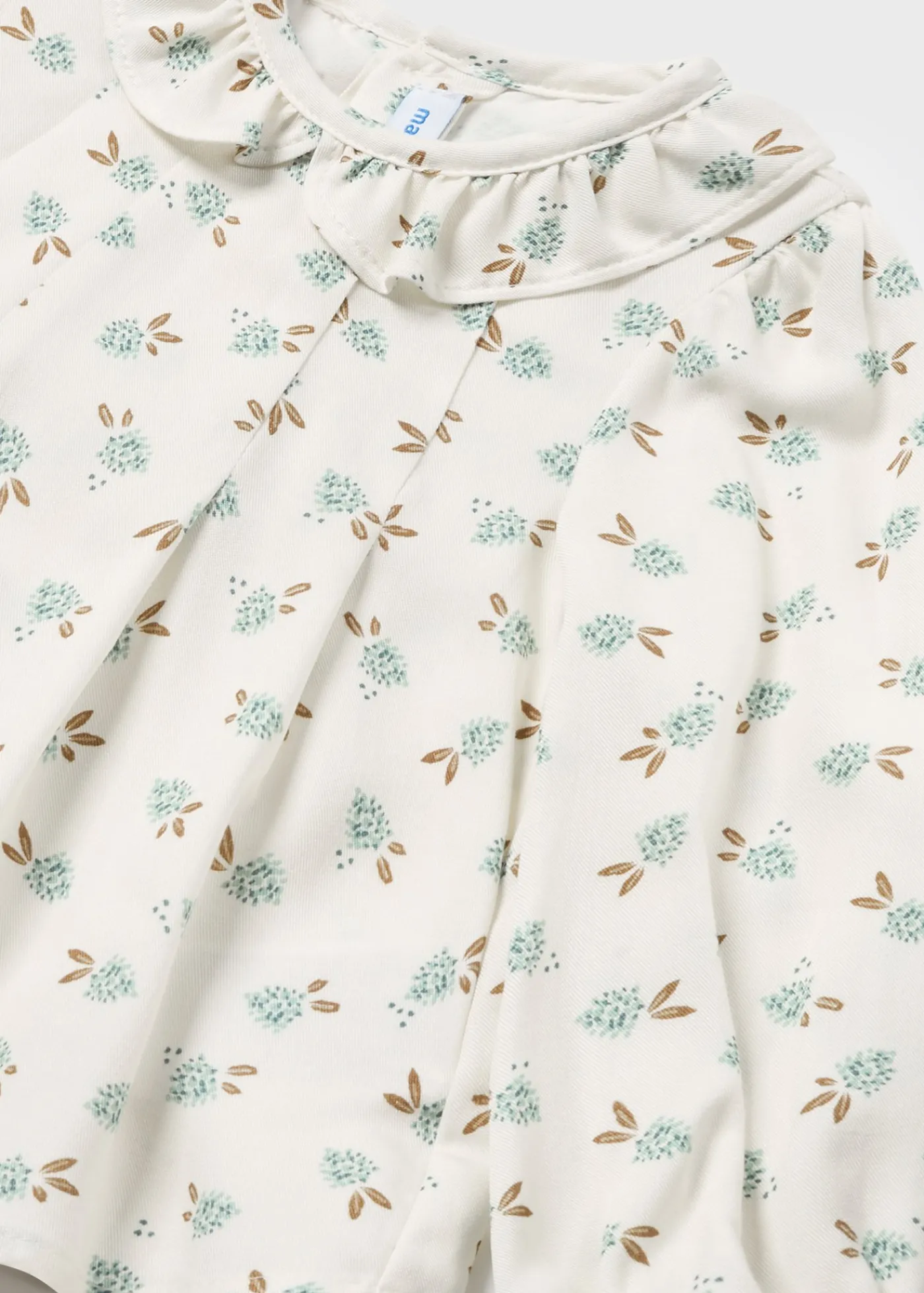 Best Blusa flores cuello volante bebé Camisas Y Blusas