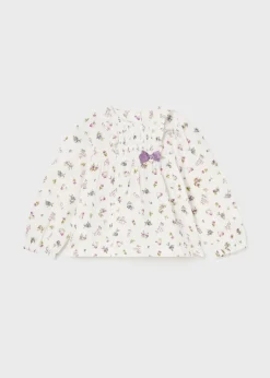 Hot Blusa gasa estampada bebé Camisas Y Blusas