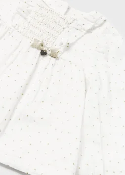 Shop Blusa gasa estampada bebé Camisas Y Blusas