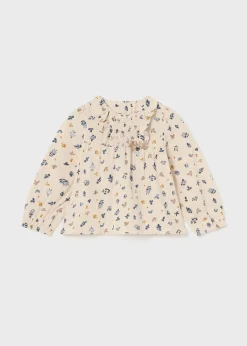 Discount Blusa gasa estampada bebé Camisas Y Blusas