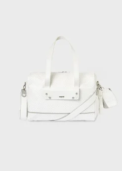 Discount Bolso maternidad lunares con portachupete bebé Bolsos De Maternidad