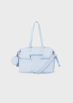 Outlet Bolso maternidad ondas con portachupete bebé Bolsos De Maternidad