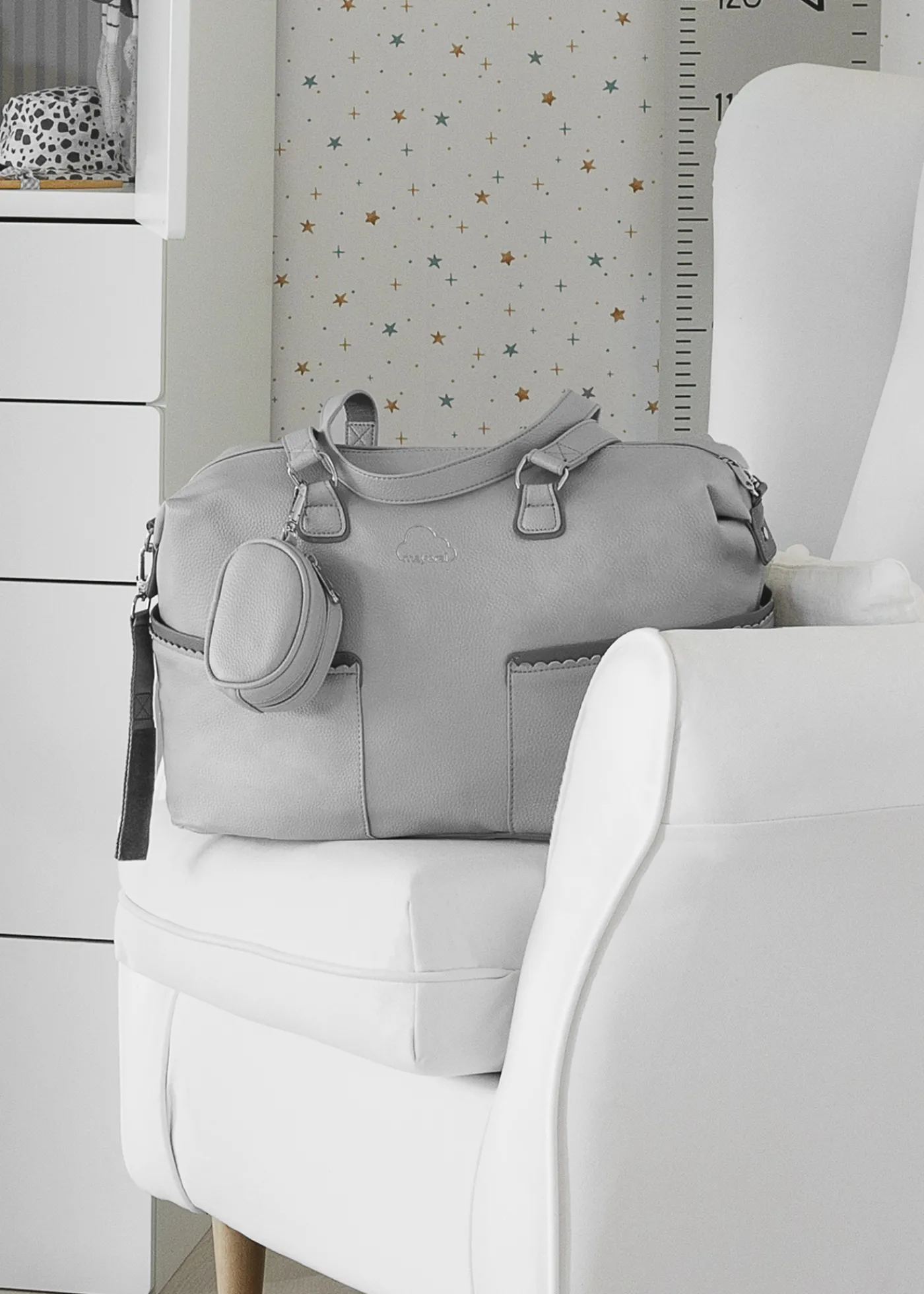 Cheap Bolso maternidad ondas con portachupete bebé Bolsos De Maternidad