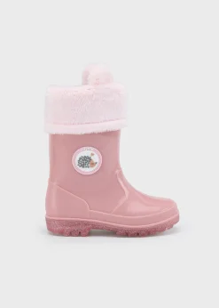 Clearance Bota de agua con forro niño y niña Botas De Agua|Botas De Agua
