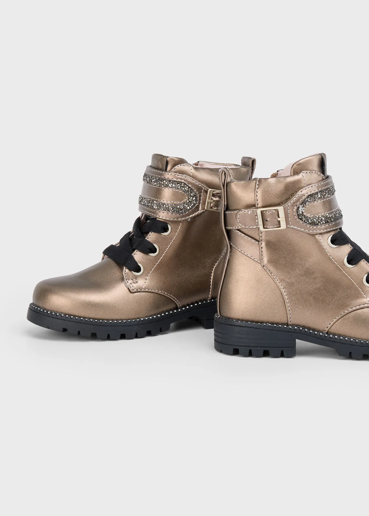 Clearance Botín biker brillos niña Botas Y Botines|Botas Y Botines