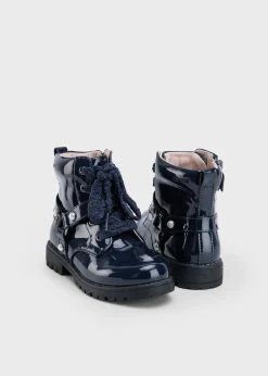 Flash Sale Botín biker charol niña Botas Y Botines|Botas Y Botines