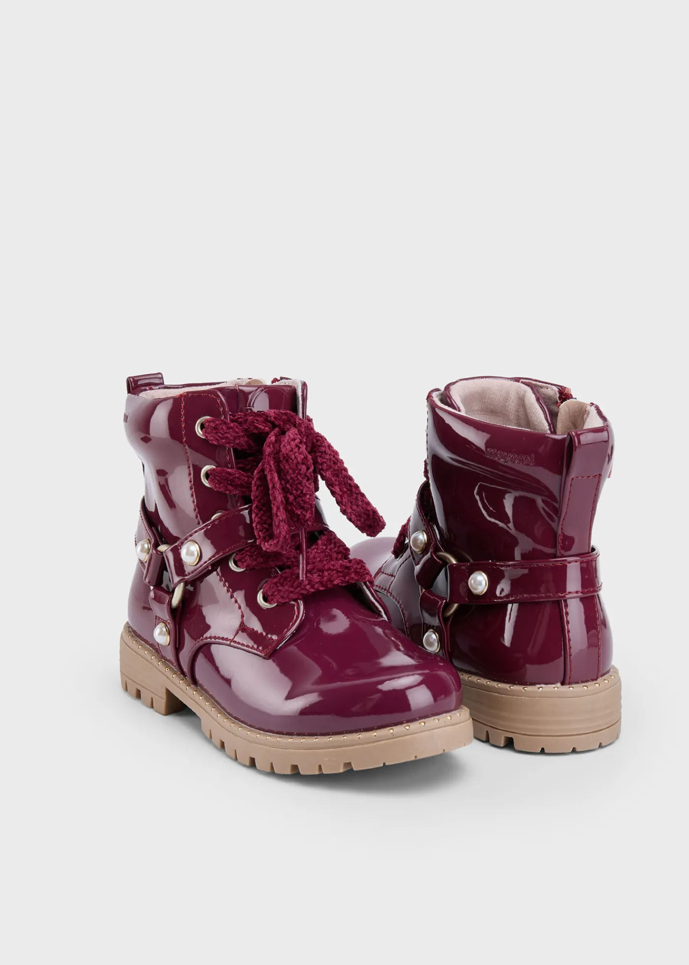 Clearance Botín biker charol niña Botas Y Botines|Botas Y Botines