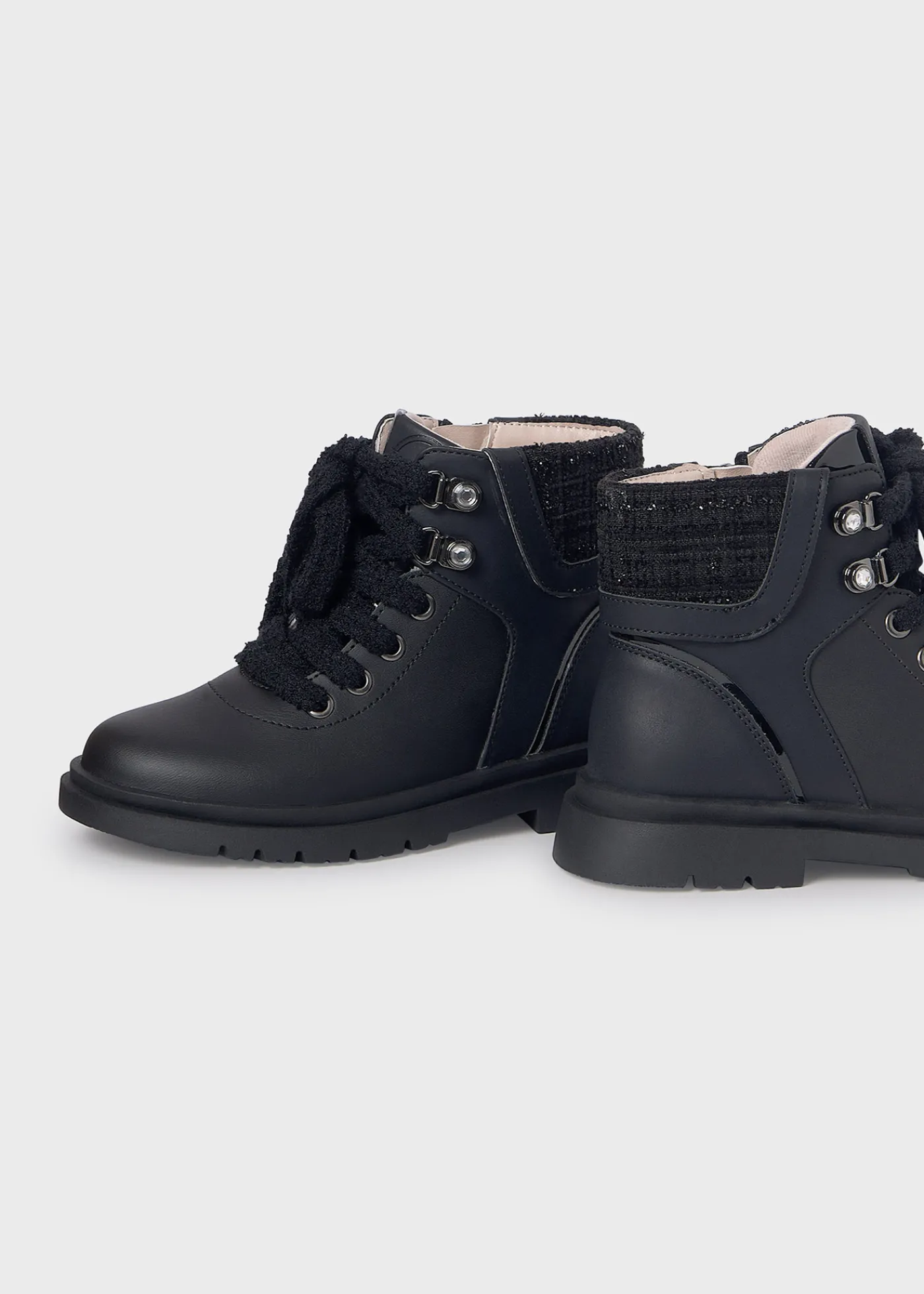 Shop Botín biker piel niña Botas Y Botines|Botas Y Botines