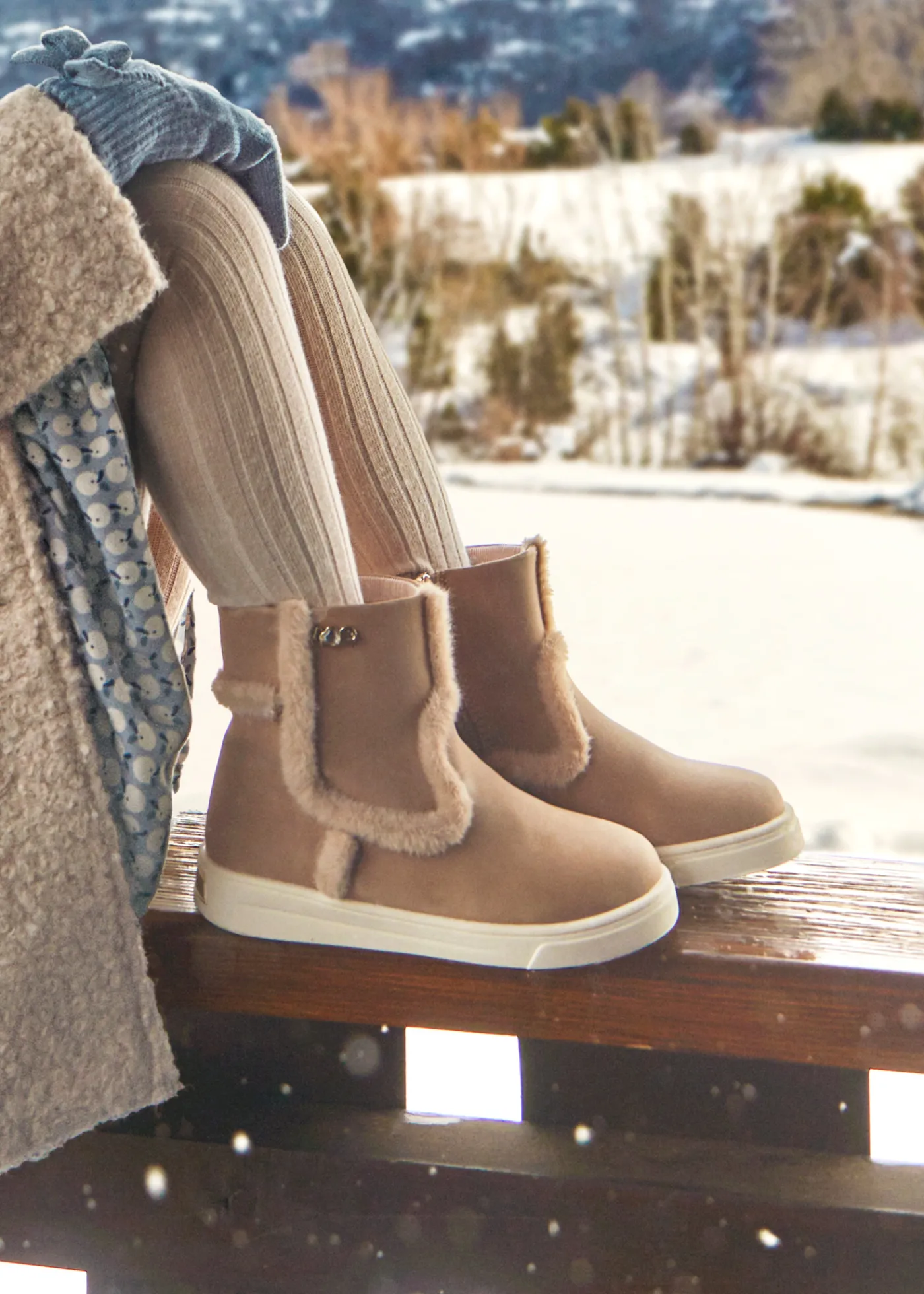 Sale Botín detalle pelo niña Botas Y Botines|Botas Y Botines
