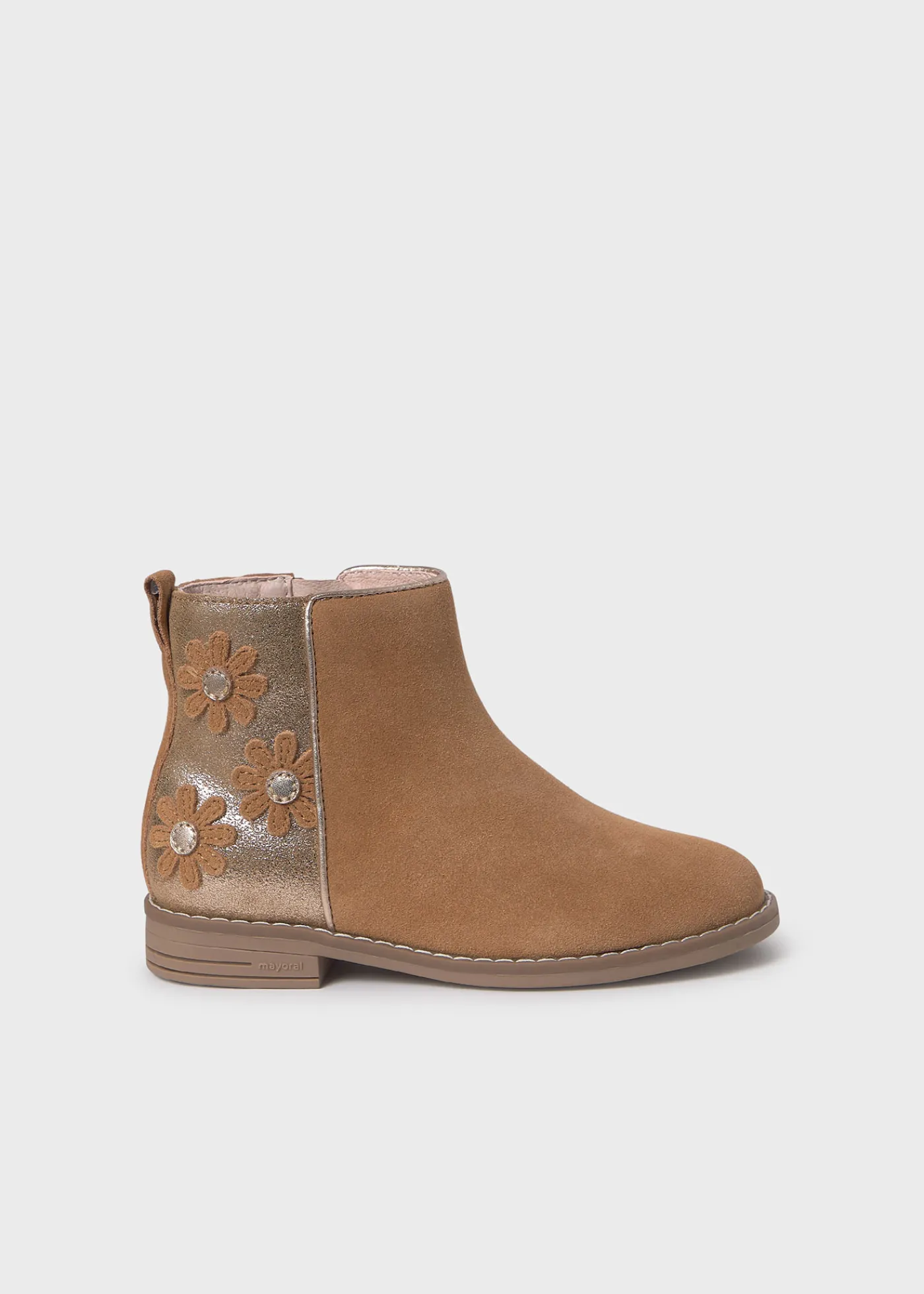 Online Botín flores serraje chica Botas Y Botines|Botas Y Botines