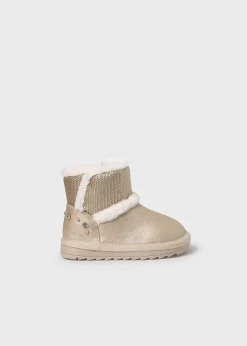 Cheap Botín metalizado lentejuelas bebé Botas Y Botines|Botas Y Botines