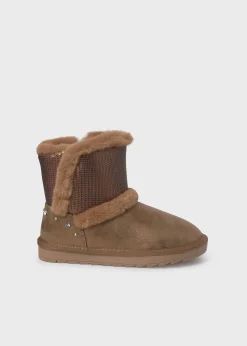 Cheap Botín metalizado lentejuelas niña Botas Y Botines|Botas Y Botines