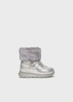 Cheap Botín metalizado pelo bebé Botas Y Botines|Botas Y Botines