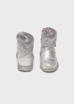 Cheap Botín metalizado pelo bebé Botas Y Botines|Botas Y Botines