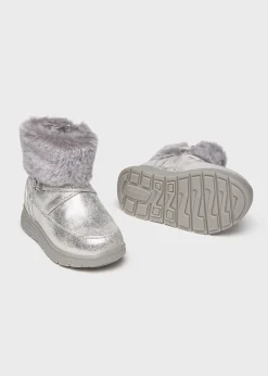 Cheap Botín metalizado pelo bebé Botas Y Botines|Botas Y Botines
