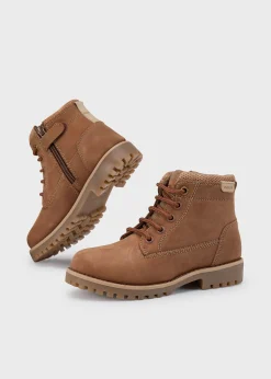 Hot Botín montaña nobuck niño Botas Y Botines|Botas Y Botines