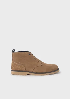 Cheap Botín serraje cordones chico Botas Y Botines|Botas Y Botines