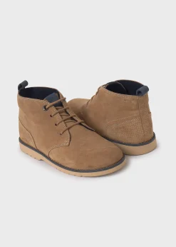 New Botín serraje cordones niño Botas Y Botines|Botas Y Botines