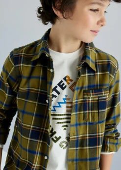 Best Camisa cuadros franela chico Camisas