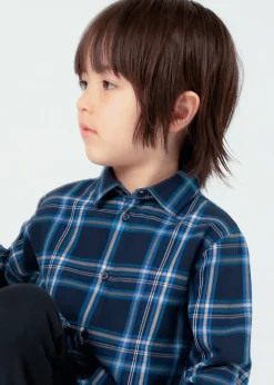Fashion Camisa cuadros niño Camisas