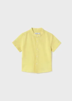 Best Camisa cuello mao con lino bebé Camisas Y Blusas