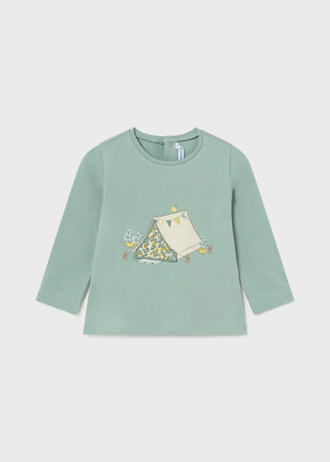 Shop Camiseta aplique bebé Bodies Y Camisetas