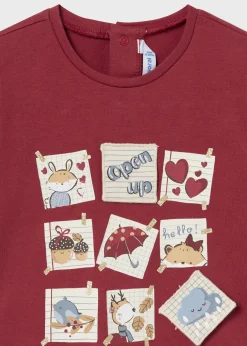 Hot Camiseta aplique bebé Bodies Y Camisetas