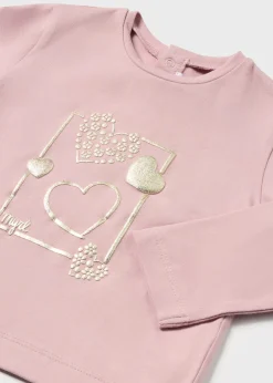 Sale Camiseta básica corazones bebé Bodies Y Camisetas