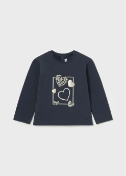 Online Camiseta básica corazones bebé Bodies Y Camisetas