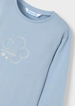 Online Camiseta básica flor niña Camisetas Y Polos