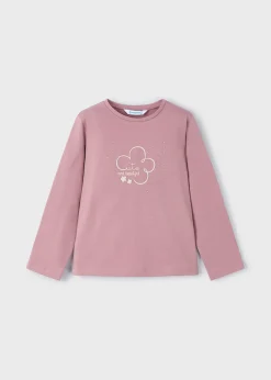 Sale Camiseta básica flor niña Camisetas Y Polos
