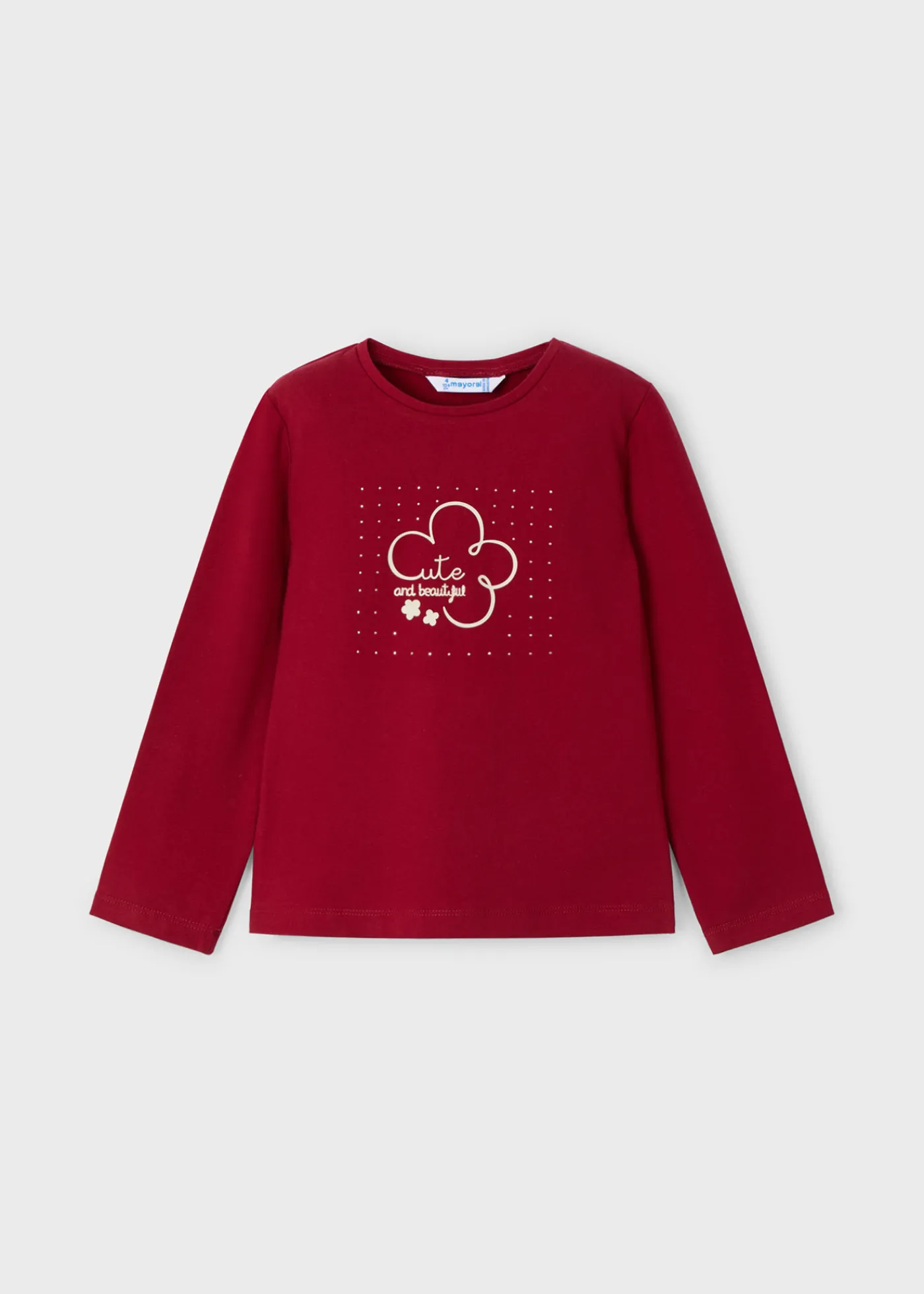 Online Camiseta básica flor niña Camisetas Y Polos