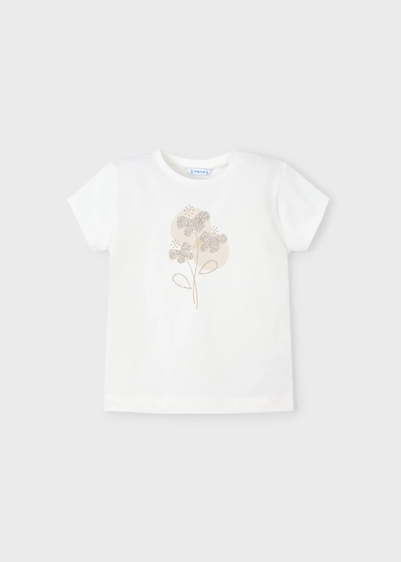New Camiseta básica flores niña Camisetas Y Polos