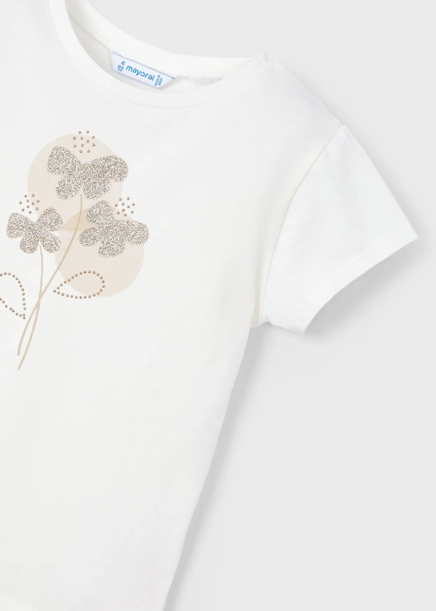 New Camiseta básica flores niña Camisetas Y Polos