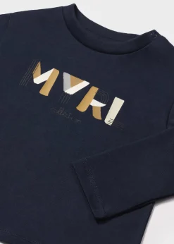 Sale Camiseta básica letras bebé Bodies Y Camisetas