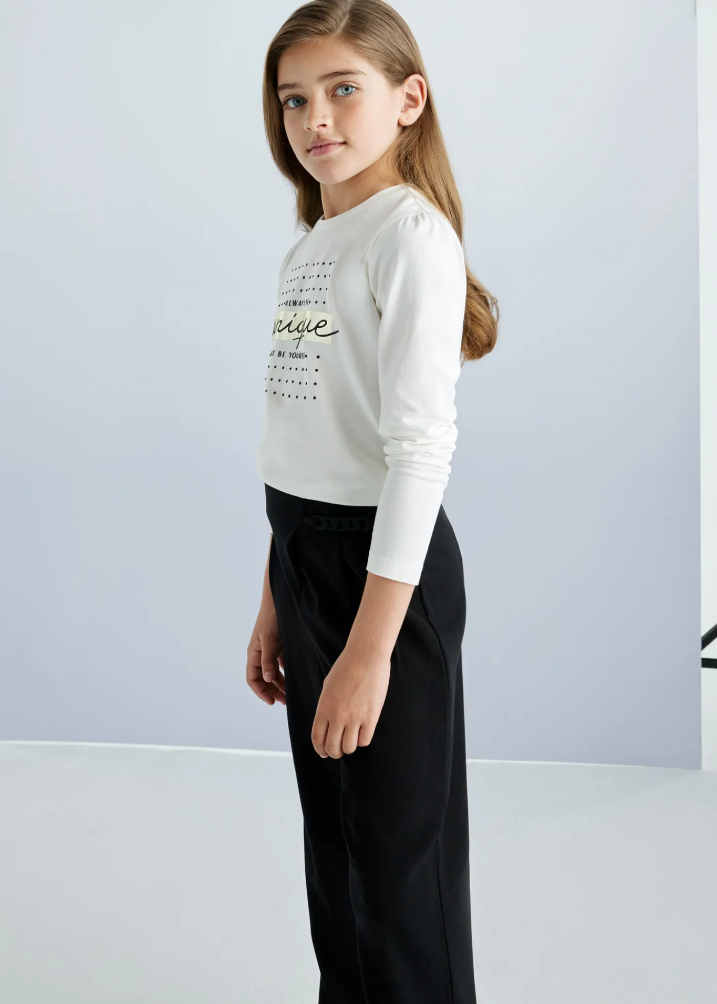 Shop Camiseta básica texto chica Camisetas Y Polos